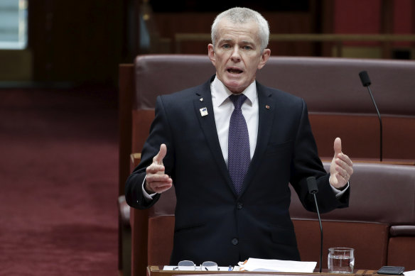 One Nation senator Malcolm Roberts has pushed Simon Turner’s case in Parliament.