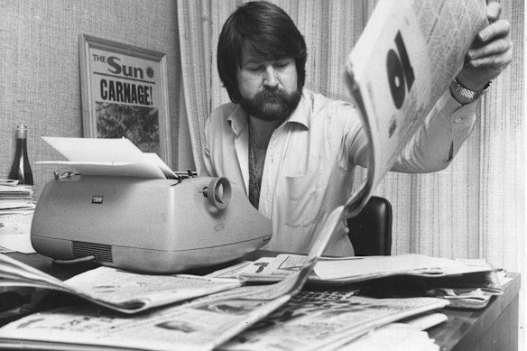 Derryn Hinch at The Sun.