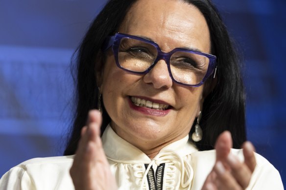 Minister for Indigenous Australians Linda Burney at the National Press Club of Australia in Canberra.