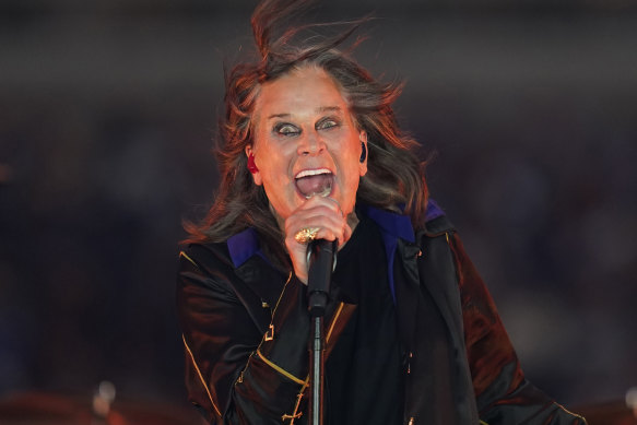 Ozzy Osbourne performs in California.