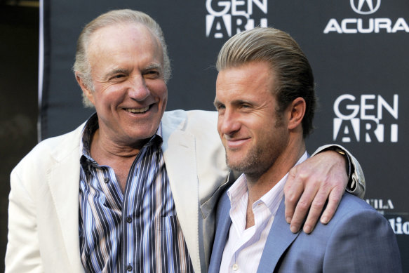 James Caan with his son, Scott, at a film premiere in 2010.
