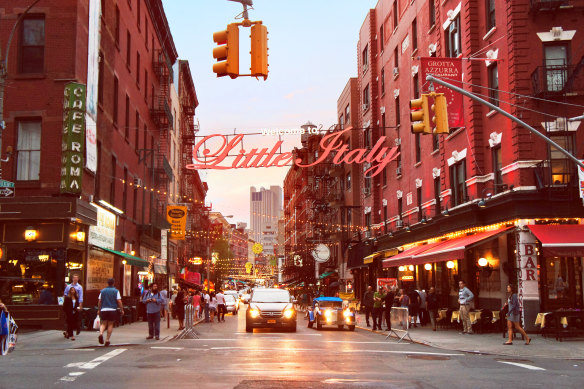 Little Italy’s Mulberry Street.