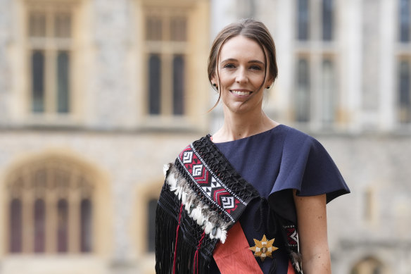 Dame Jacinda Ardern at Windsor Castle.