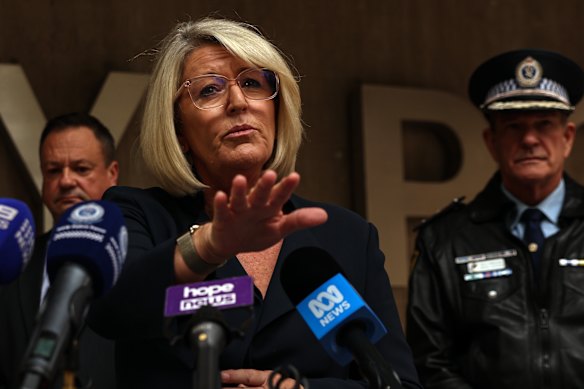 NSW Minister for Police and Counter-terrorism Yasmin Catley. 