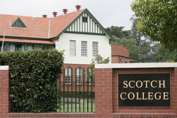 Scotch College in Hawthorn.