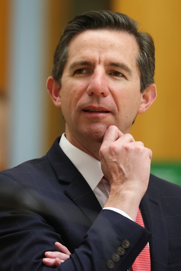 Minister for Finance Simon Birmingham.