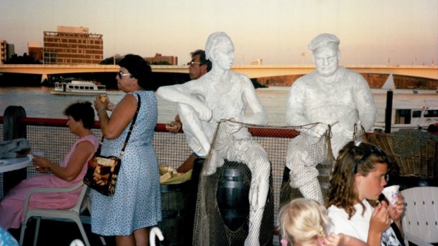 One of the 88 Artbuster statues which were commissioned for World Expo 88. They ave slowly gone missing from Brisbane's streets.