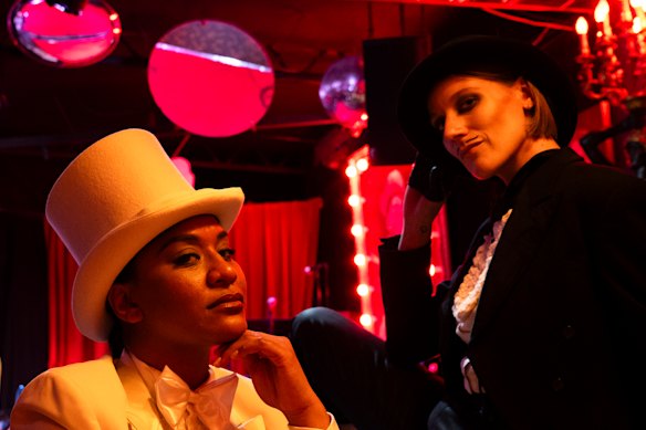 Elenoa Rokobaro stars as Nellie with Eleanor Stankiewicz in the Sydney Festival show, Send for Nellie. 