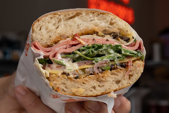 Baba's muffuletta.