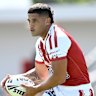 Aublix Tawha is one of the few remaining middle forwards the Dolphins have to call on.