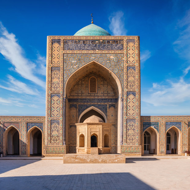 Absolutely dazzling: Kalyan Mosque in the Poi-i-Kalyan Complex of Bukhara.