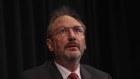 John Mullen (Telstra) during a panel discussion at the ASA conference. 