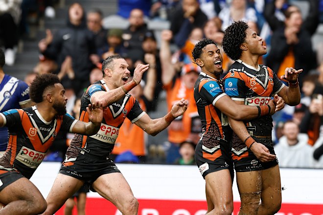 ‘It will always be Wests Tigers’: V’landys’ promise to long-suffering fans