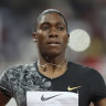 Caster Semenya says her rivals have not shown her any support.