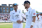 Ben Stokes walks out through a guard of honour.
