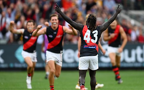 The crowd was thrilled by the return of Anthony McDonald-Tipungwuti