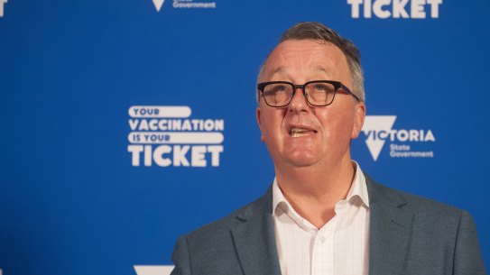 Victorian Health Minister Martin Foley. 