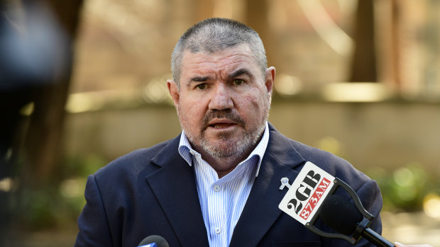 Tony King, president of the Police Association of NSW.