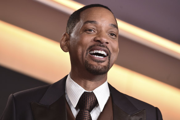 King Richard star Will Smith at the Critics Choice Awards in March.