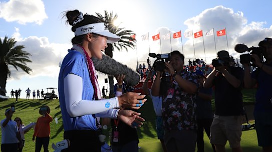Grace Kim took just three tournaments to break through on the LPGA Tour.