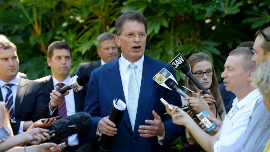 Ted Baillieu back in 2013 when he was premier. 