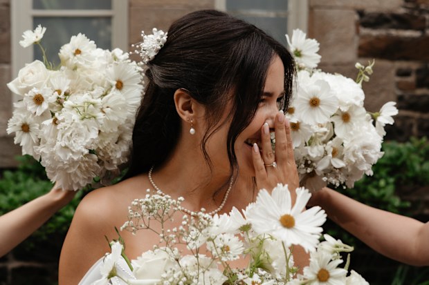 Maddison Skipper on her wedding day.