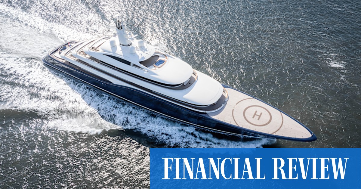 afr.com - Luke Barr, James Warrington - Hedge fund billionaire's $569m superyacht likely to draw scrutiny
