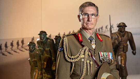 The chief of the Defence Force, General Angus Campbell, offered to hand back his Distinguished Service Cross.
