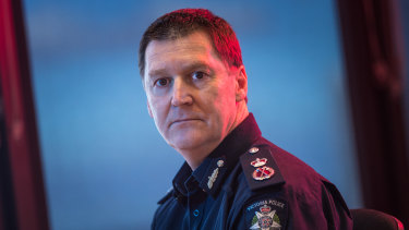 Victoria Police Chief Commissioner Shane Patton. 