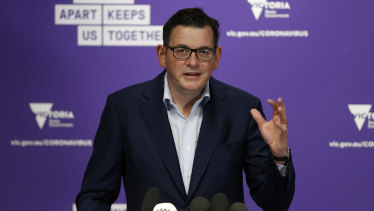 Daniel Andrews faced repeated questions from 60 Minutes. 