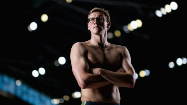 Australian swimmer Mack Horton.