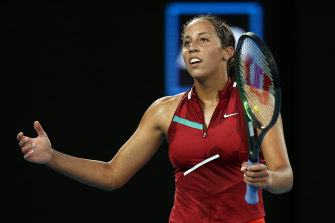 Madison Keys was unable to stop Ash Barty from marching into the decider.