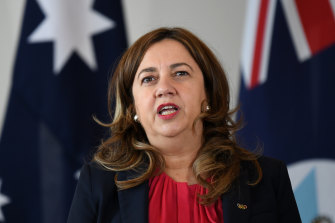 Queensland Premier Annastacia Palaszczuk. 