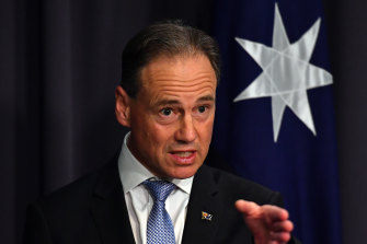 Federal Health Minister Greg Hunt.