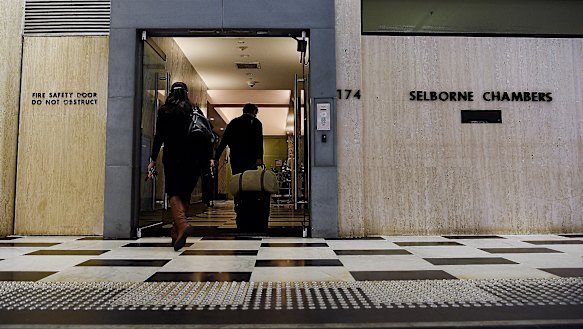 Selborne Chambers in Sydney's CBD, where Deyson Heydon has his office.