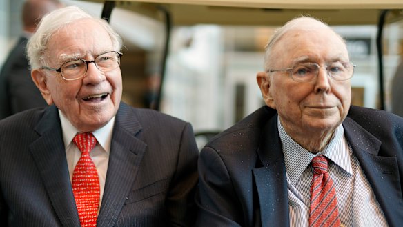 Warren Buffett, 89, and business partner Charlie Munger, 96. 
