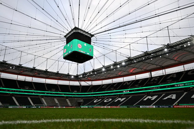 Hanging the video screens over the pitch, like in Frankfurt’s Deutsche Bank Park, could allow for more seating at Suncorp Stadium.