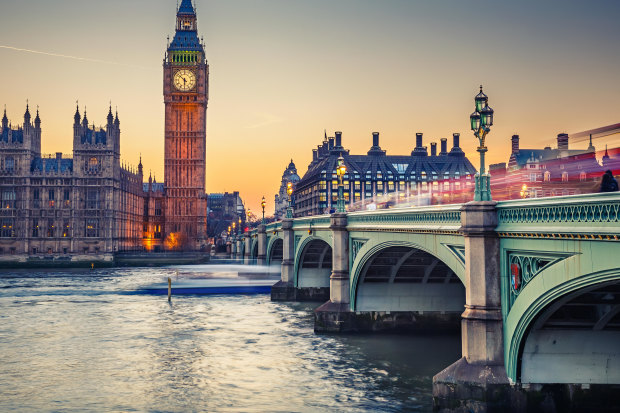 The Palace of Westminster largely burnt down in the 19th century and was rebuilt over three decades.