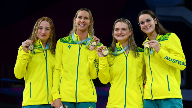 Australia took out gold in the 4x100m medley relay on the final night of competition in Birmingham. 