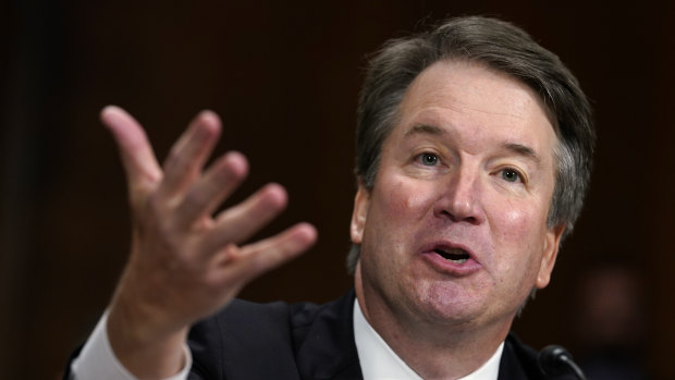 Supreme Court nominee Brett Kavanaugh testifies before the Senate.