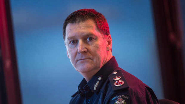 Victoria Police Commissioner Shane Patton.
