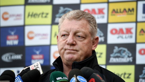 'Soft' jibe: Phil Gould's comments stoked the Panthers-Sharks rivalry.