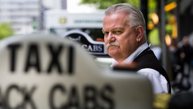Taxi driver Rod Barton is part of a class action against Uber.