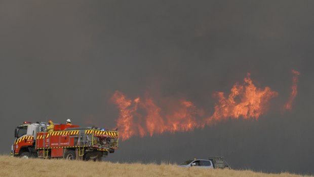 Firesfighters face a long and challenging night after the fires merged in Snowy Valley.