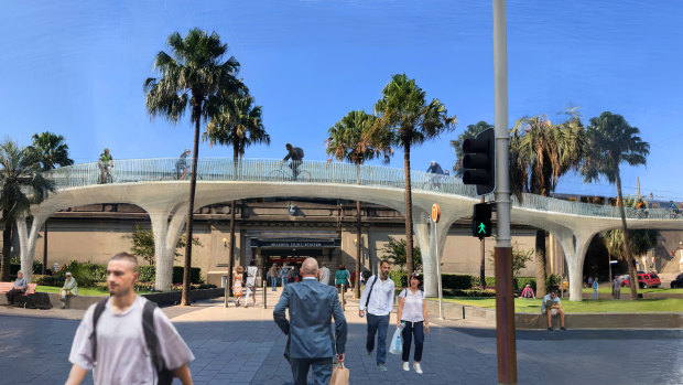 Most people were in favour of the linear option for the cycling ramp for the northern end of the Sydney Harbour Bridge.