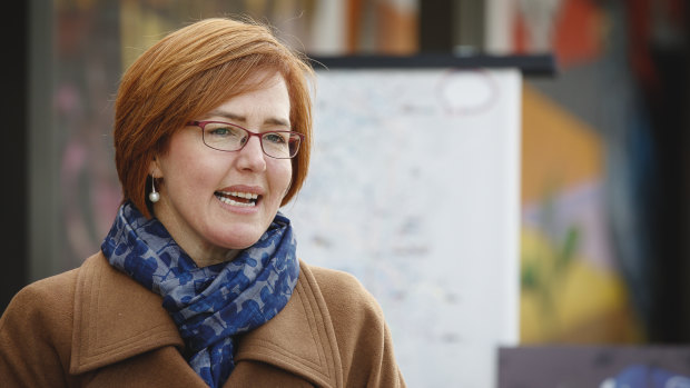 Minister for Transport and City Services Meegan Fitzharris announced the bus network changes on Monday.