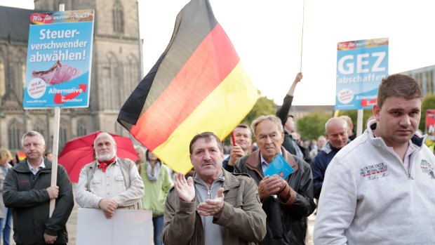 The rise of the far-right Alternative for Germany, or AfD, had convinced some in Merkel's party that they needed to adopt more conservative policies.