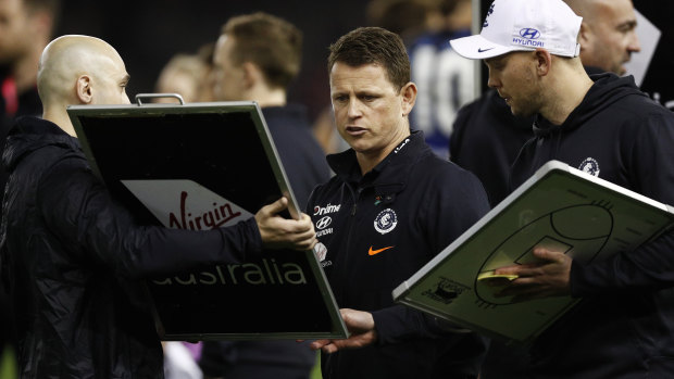 Blues coach Brendon Bolton said morale is not an issues among players, it's skills error. 
