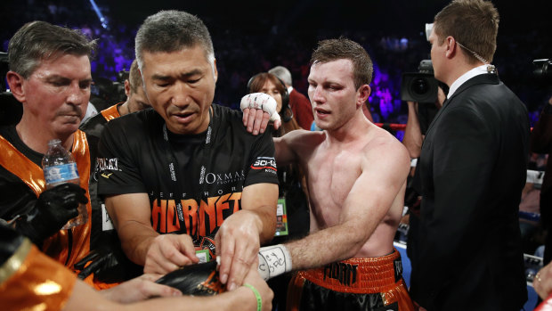 Painful lesson: Jeff Horn suffered a loss earlier this year.