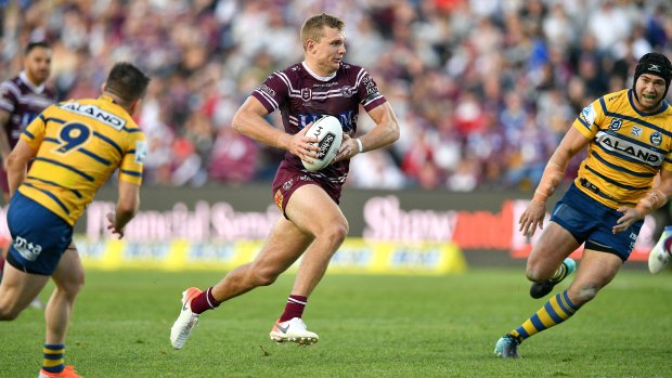 Tom Trbojevic starred again for Manly in their win over Parramatta on Sunday at Brookvale.